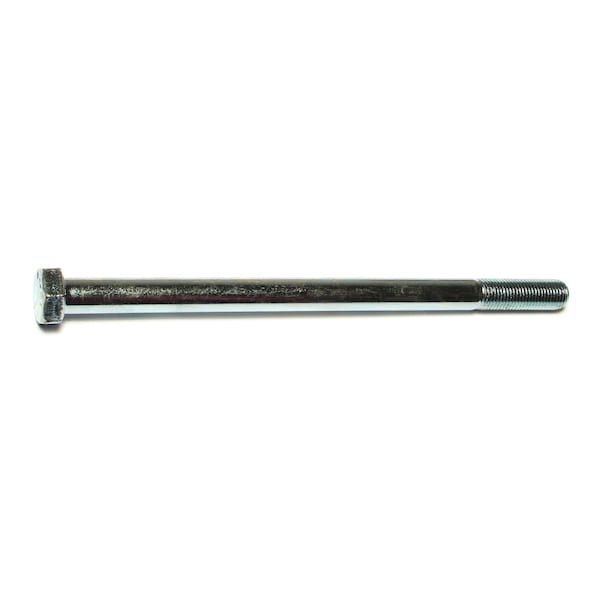 Midwest Fastener Grade 5, 3/8"-24 Hex Head Cap Screw, Zinc Plated Steel, 6 in L, 50 PK 00516 - main